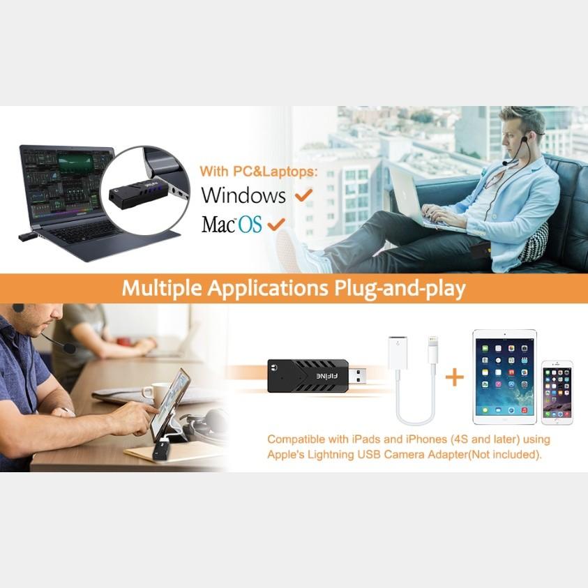 FIFINE USB Wireless Microphones for Computer, high performance Wireless