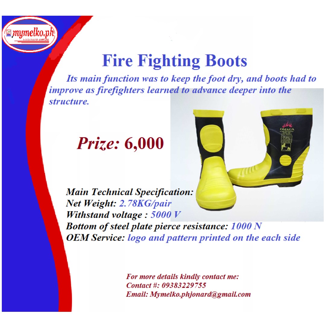 Fire Fighting Boots, Commercial & Industrial, Construction Tools