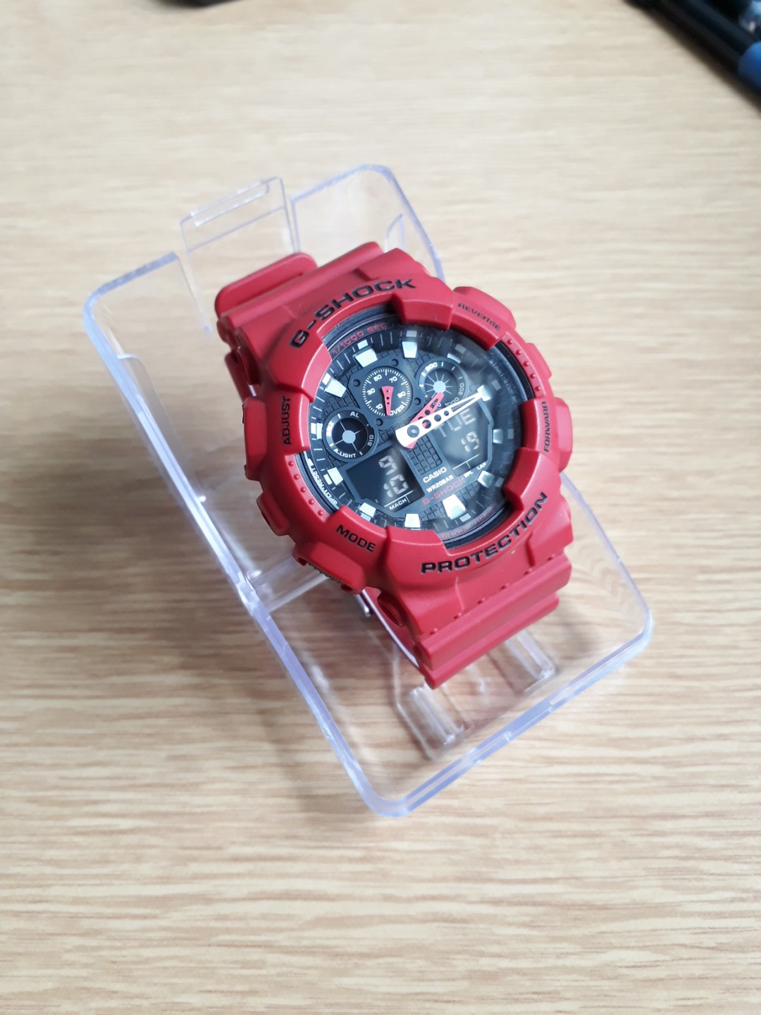 G shock ga hotsell 100 black red