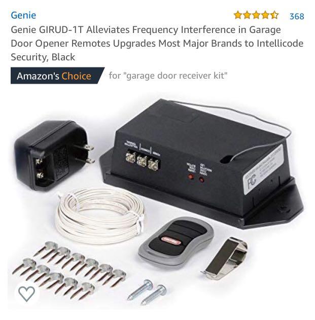 Genie Girud 1t Alleviates Frequency Interference In Garage Door 1t Alleviates Frequency Interference
