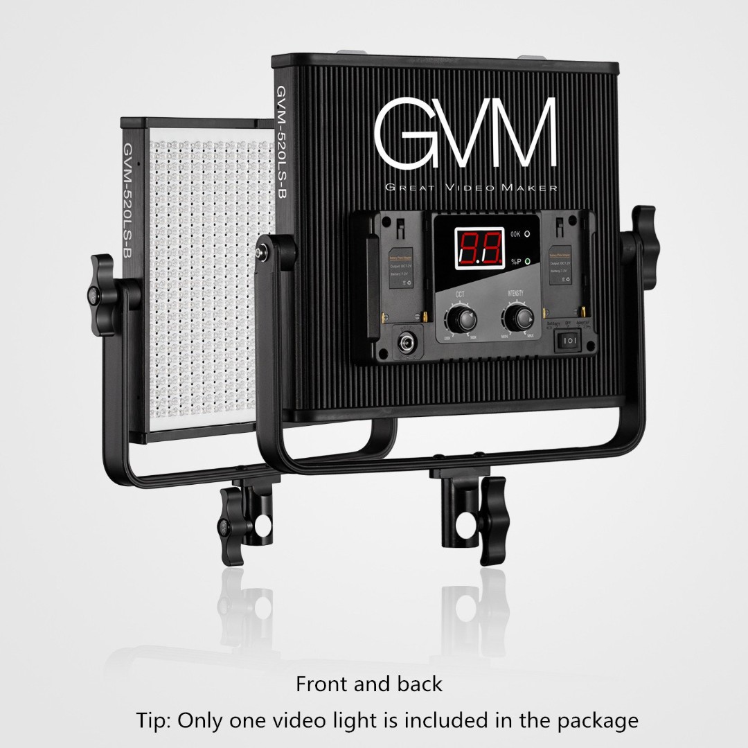 Last Piece Gvm 520ls Led Lights Photography Video Equipment On Carousell