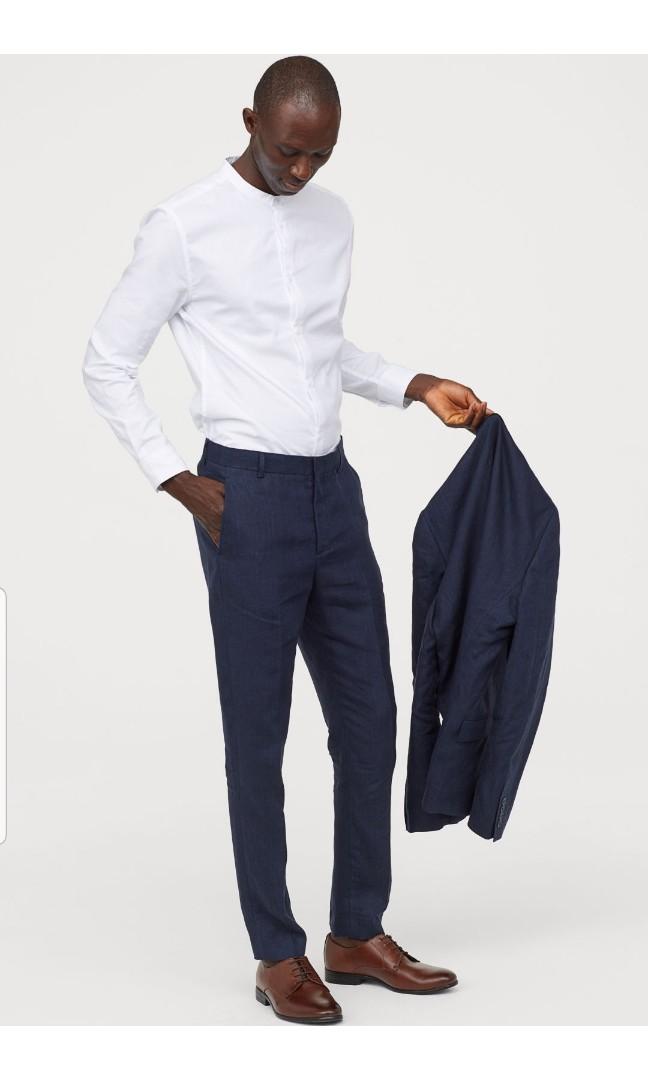 h&m linen suit