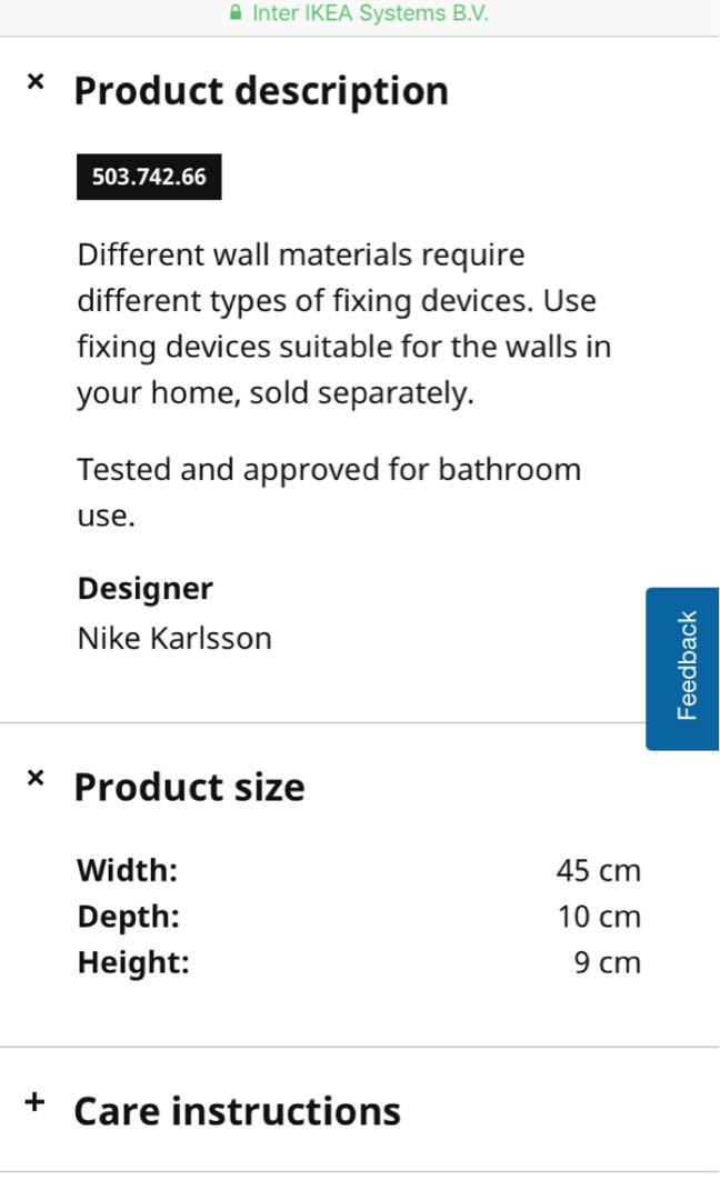 Ikea kubbis 3 hook 2025