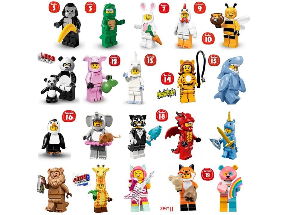 lego animal suit minifigures