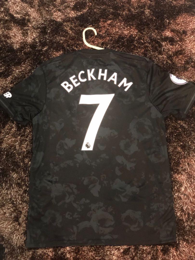 Manchester United 2019 2020 Third Kit Beckham 7 Full Patch Men S Fashion Clothes Tops On Carousell