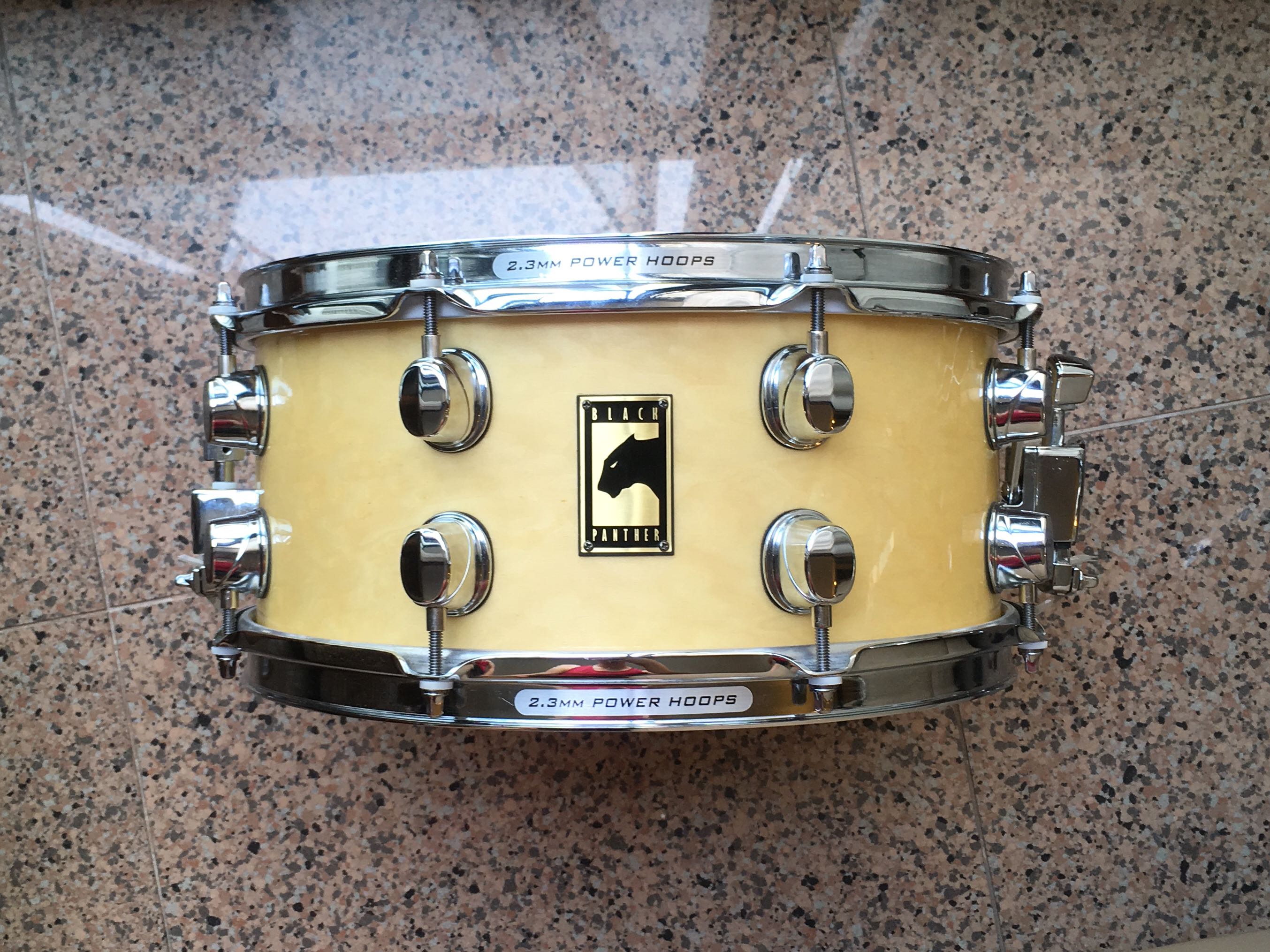 Mapex Black Panther Snare drum Premium Series Natural Birdseye