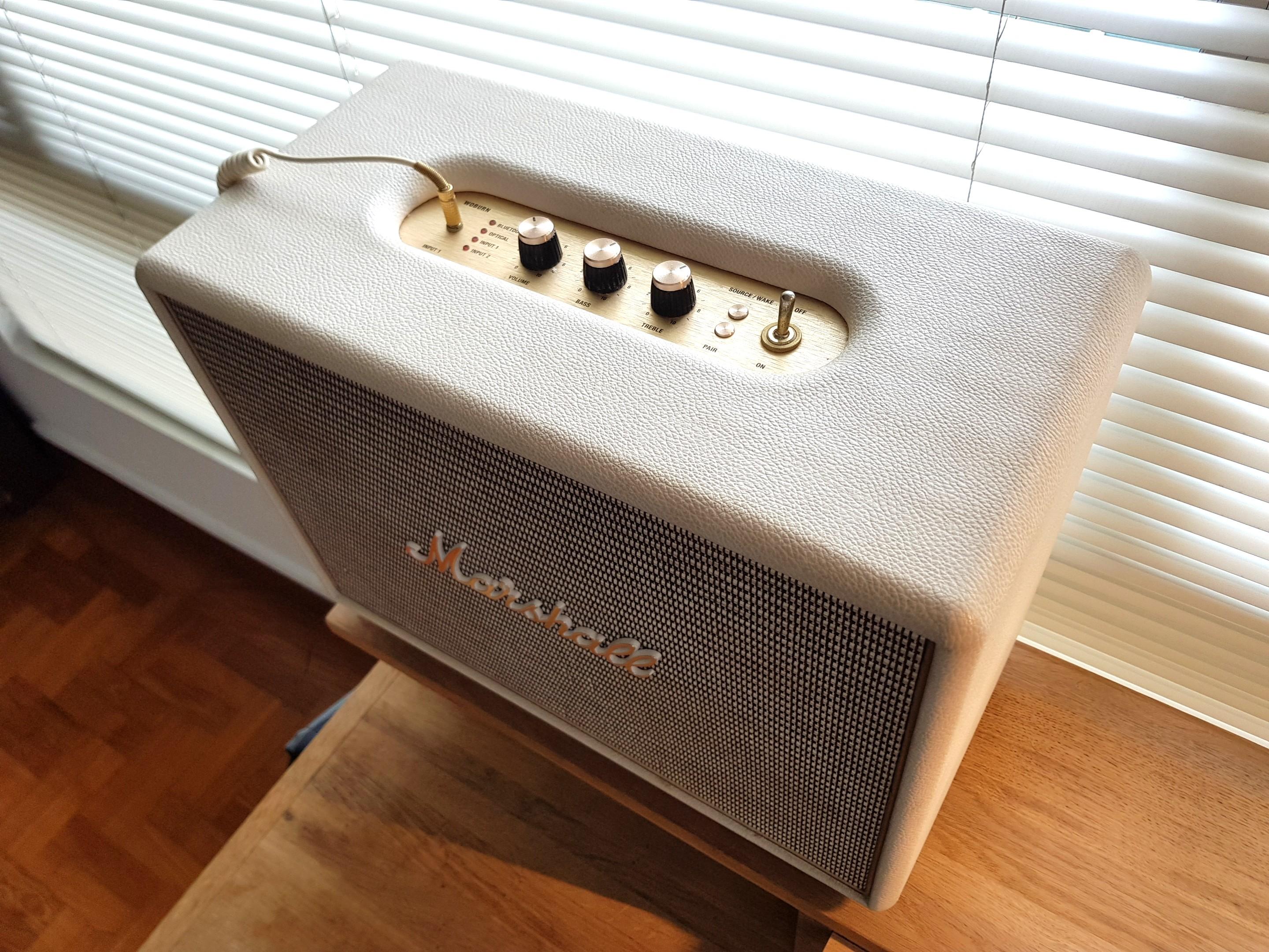 marshall woburn bluetooth speaker cream