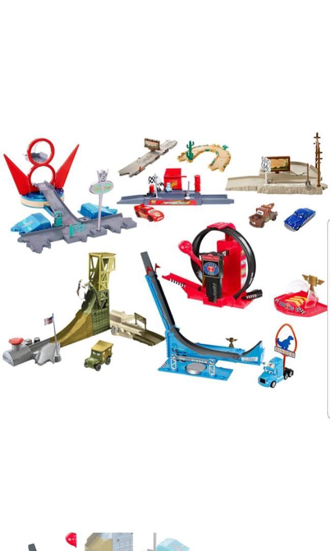 pixar cars race track set