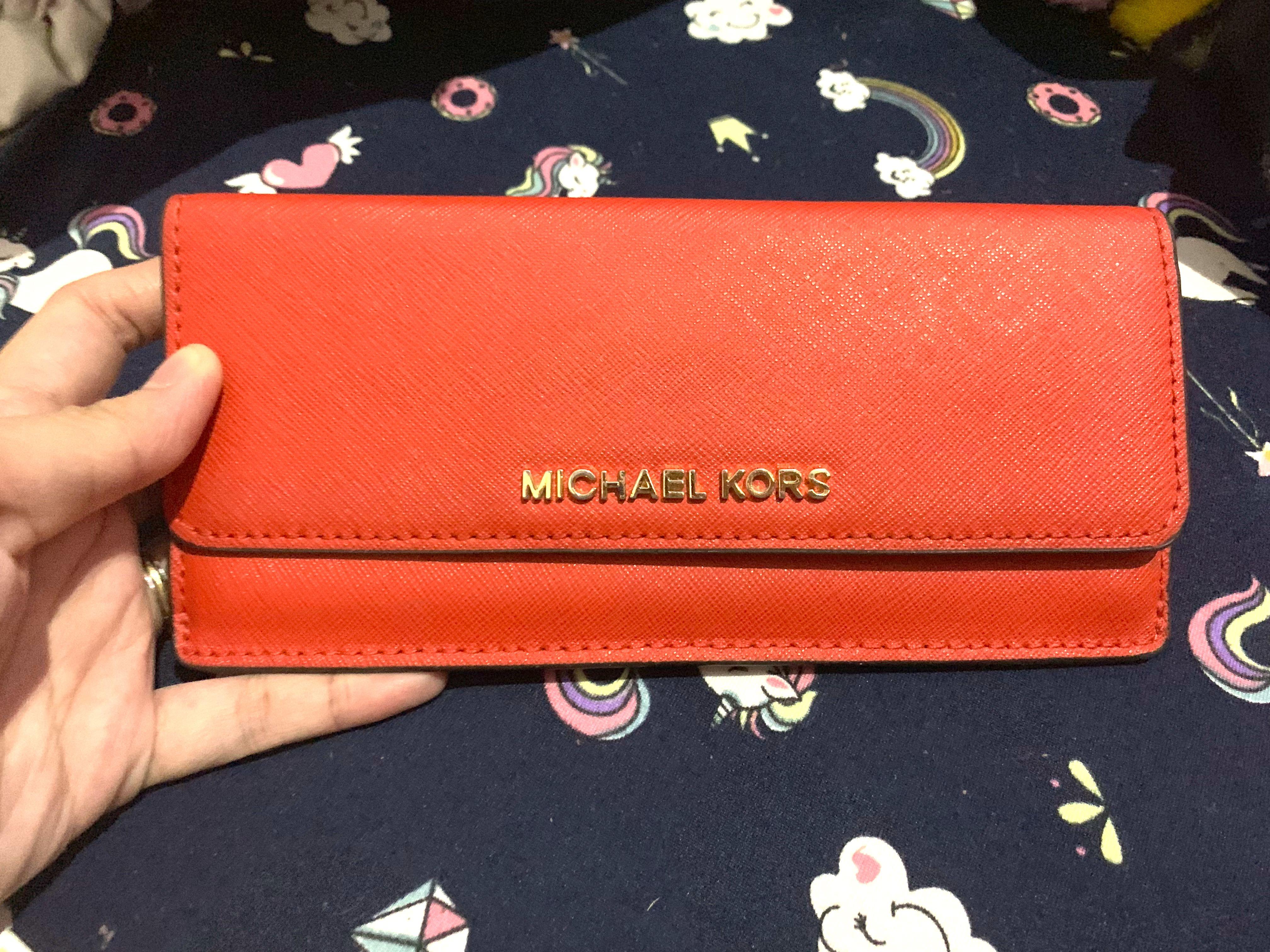 Michael Kors Slim wallet Women s Fashion Bags Wallets Wallets Card holders on Carousell