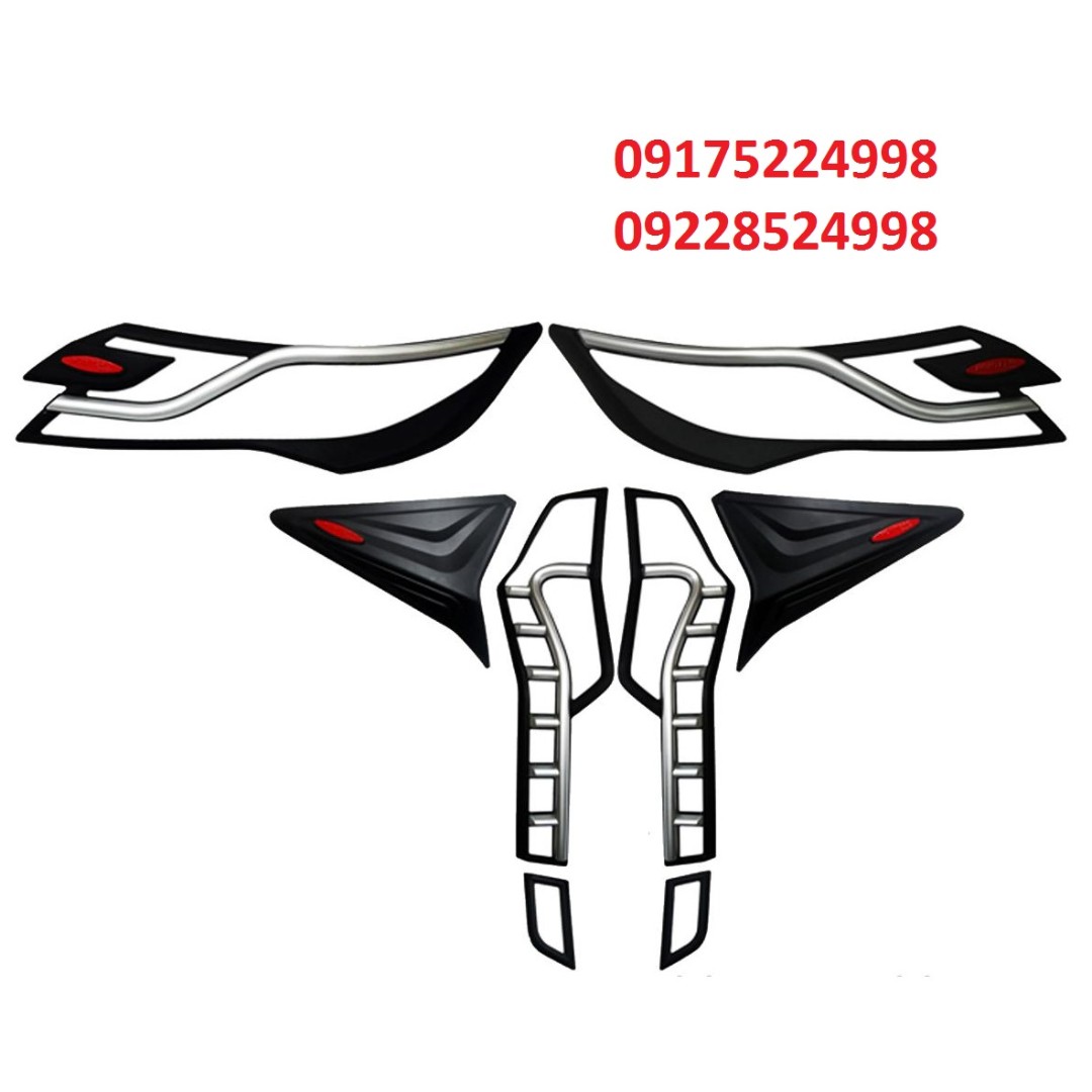 Mitsubishi MONTERO 2017 Head Lamp Cover And Tail Lamp Cover, Car Parts