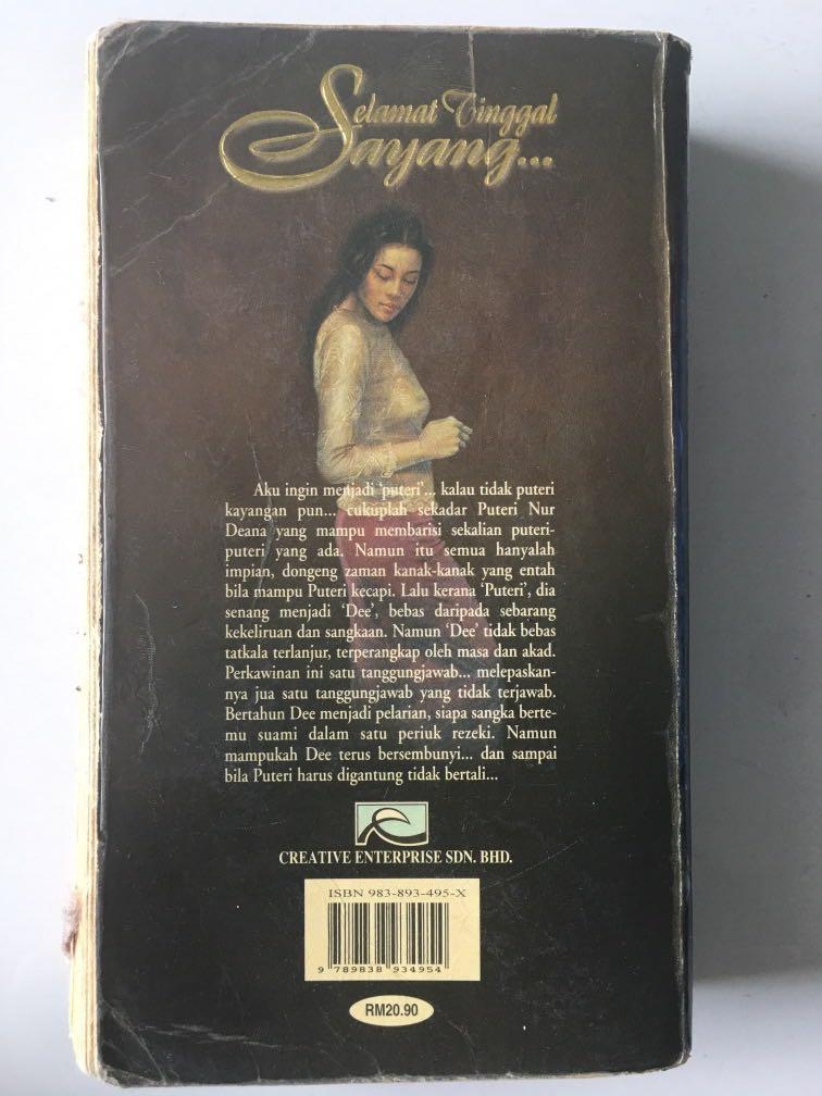 Novel Selamat Tinggal Sayang By Ma Lee Chuswan Books