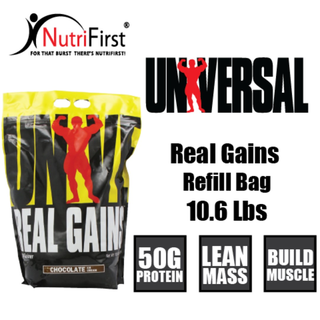 Nutrifirst TOTAL GAINS Weight Gain Whey powder Chocolate Ice Cream