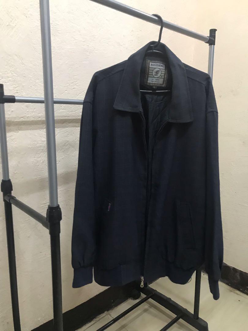 Old School Bomber Office Jacket Men S Fashion Clothes Tops On Carousell