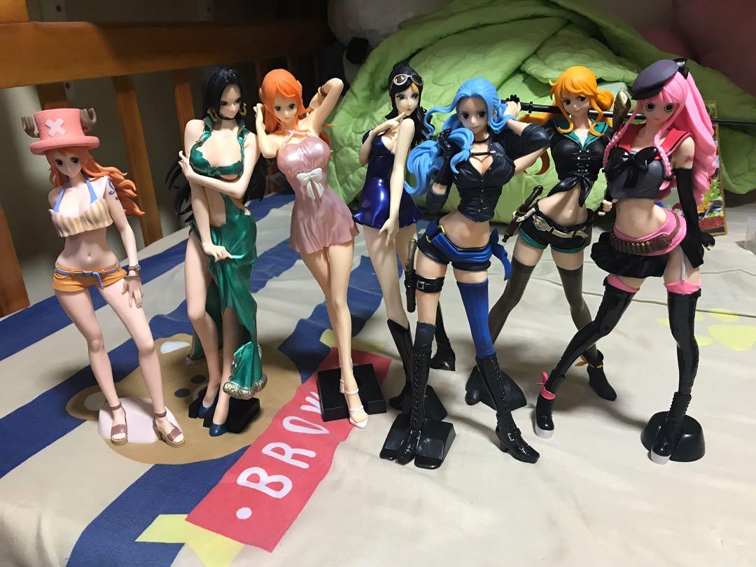 One Piece 海賊王全女角娜美羅賓女帝比比薇薇公主模型figure 玩具 遊戲類 玩具 Carousell