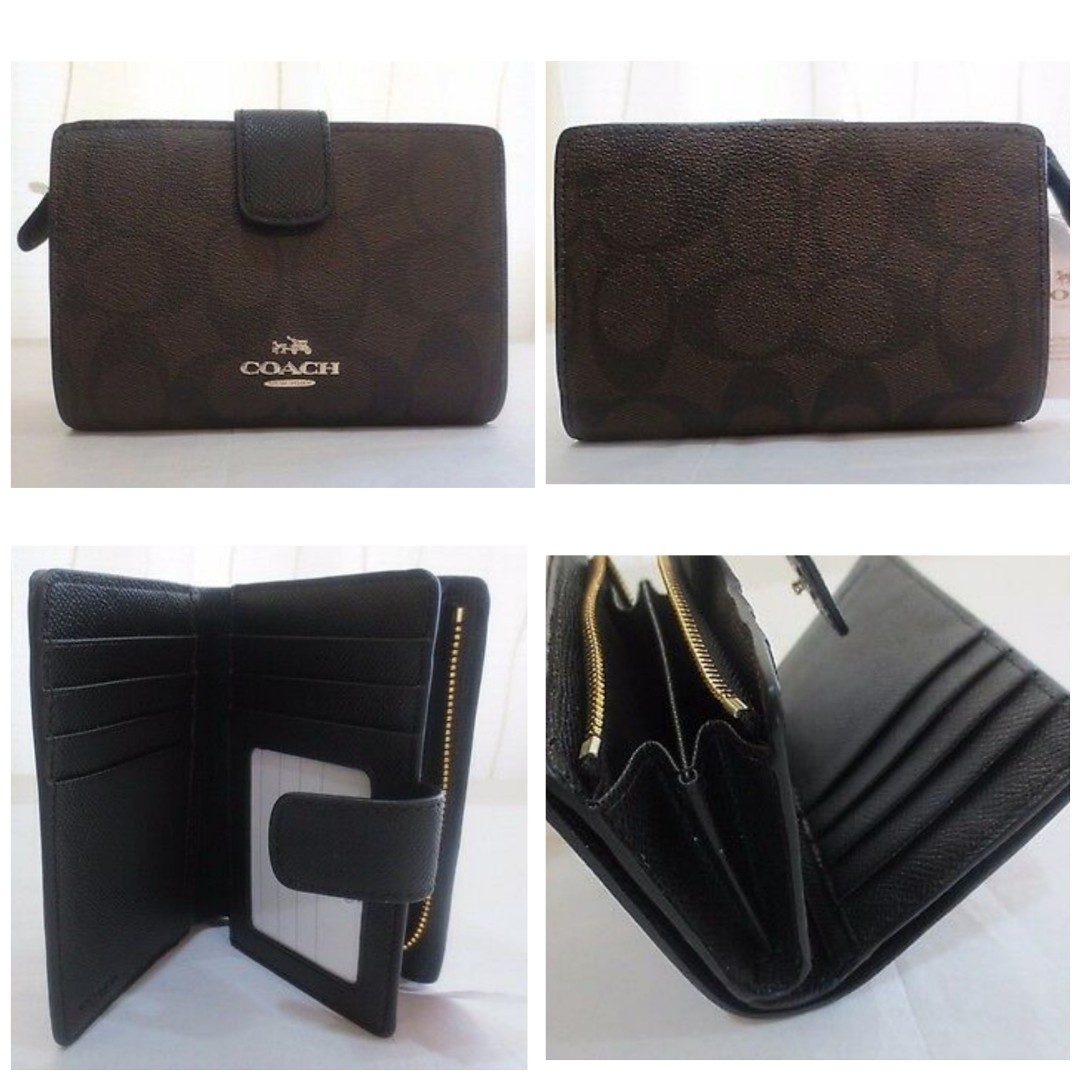 coach foldable wallet