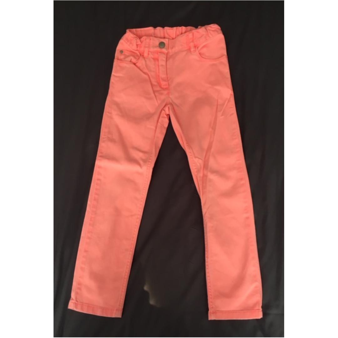 salmon pink jeans