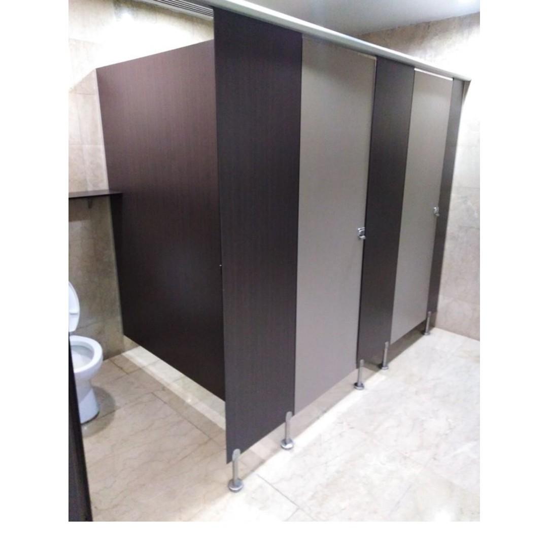 PHENOLIC AND PVC TOILET PARTITION, Furniture & Home Living, Office