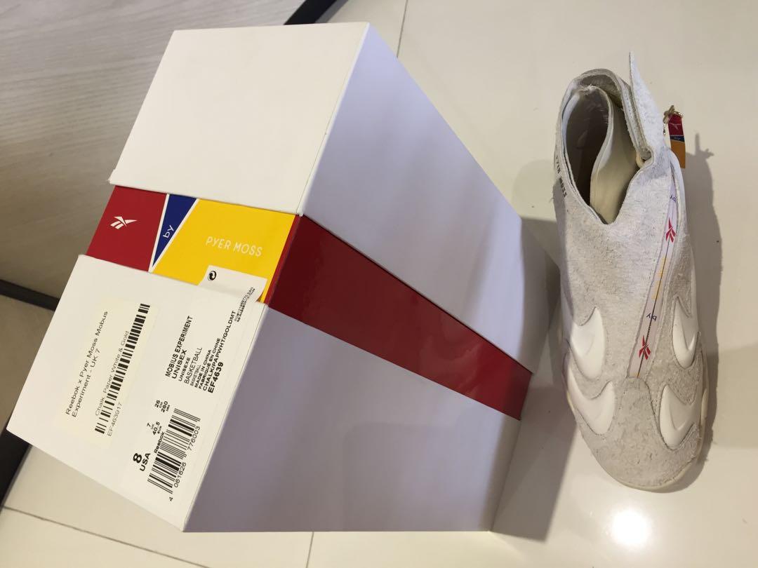 Pyer Moss X Reebok Mobius Experiment 3 “Triple White”, Men'S Fashion,  Footwear, Sneakers On Carousell