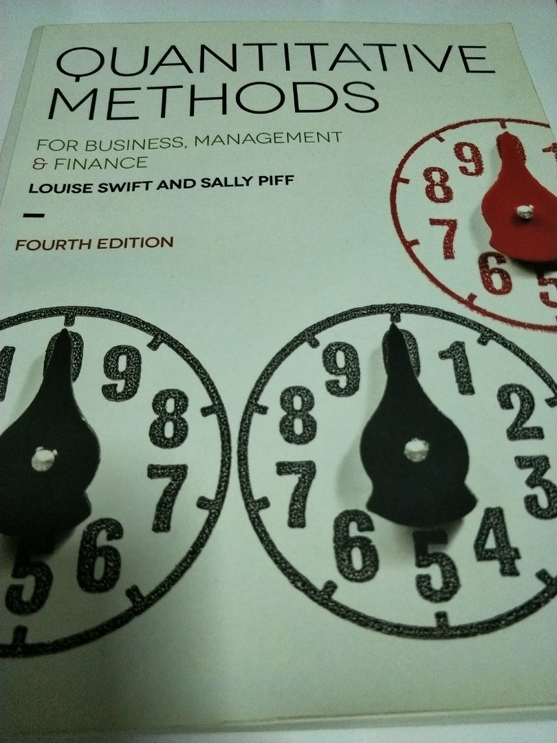 Quantitative Methods for business, management & finance, Computers ...