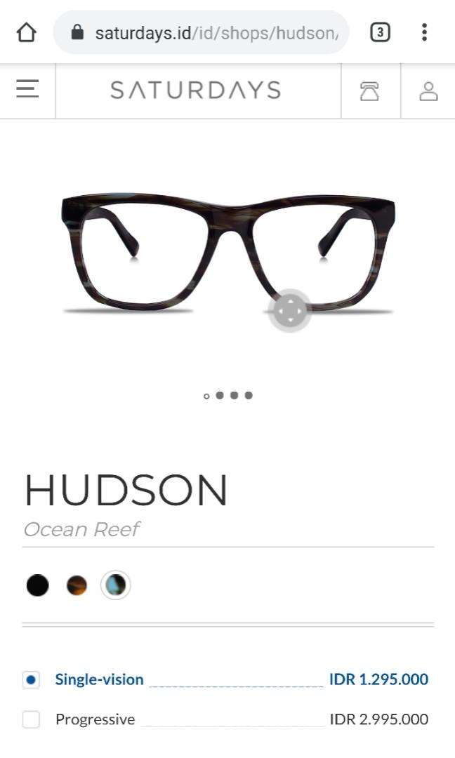 Kacamata Saturdays Hudson Mens Fashion Mens Accessories