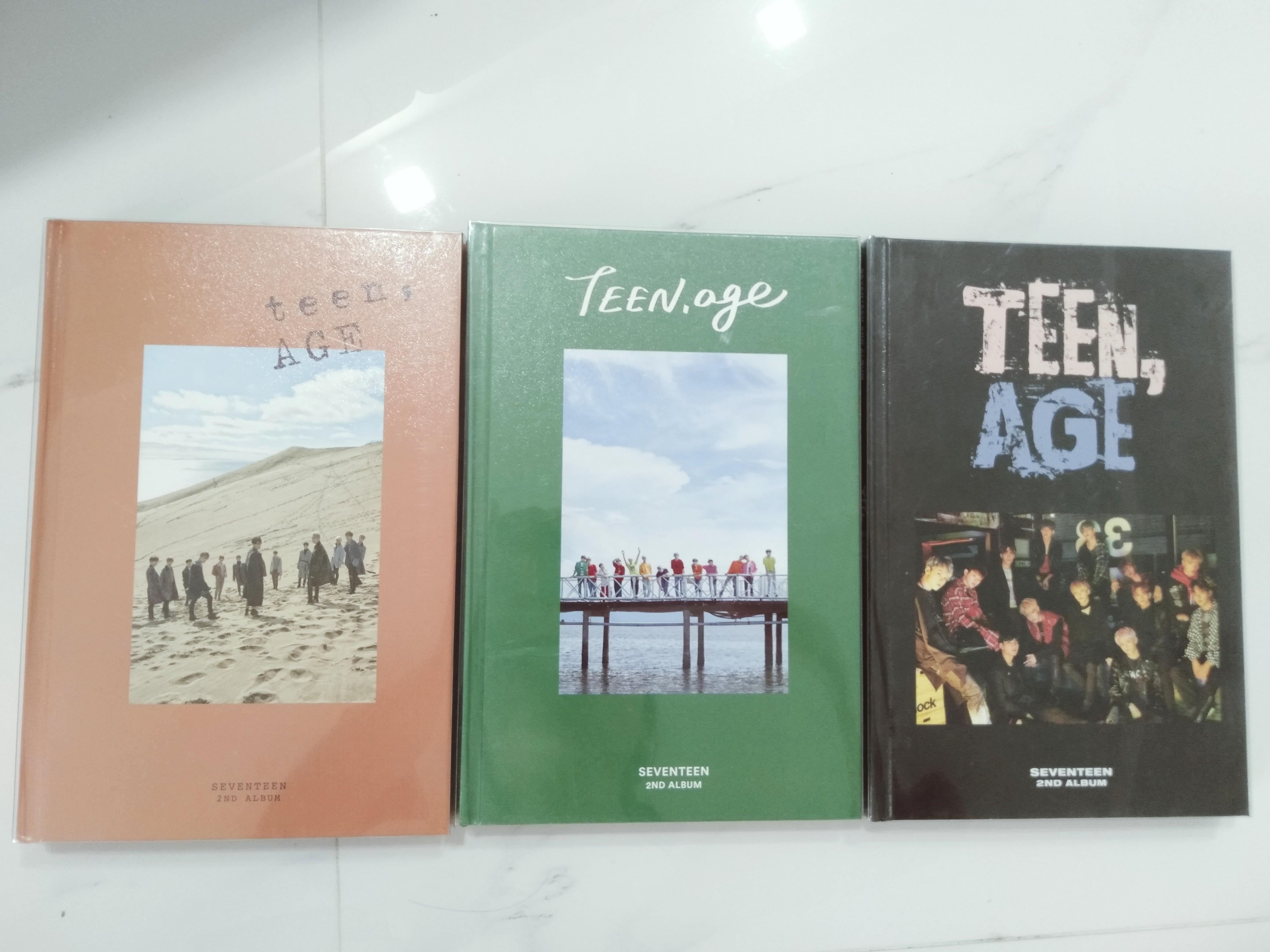 Seventeen Svt Teen Age Unsealed Albums Instock Entertainment K Wave On Carousell