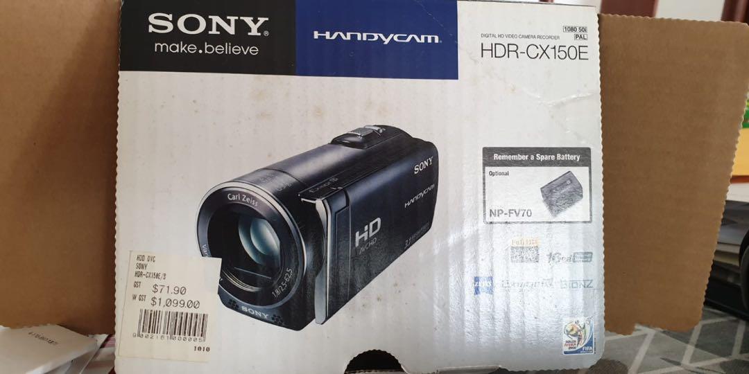 Sony Handycam HDR CX150e, Photography, Video Cameras on Carousell