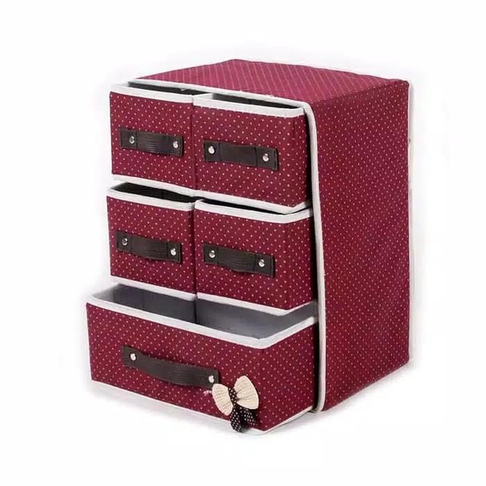 Storage Box Laci Multifungsi 5 In 1 Storage Drawer Home