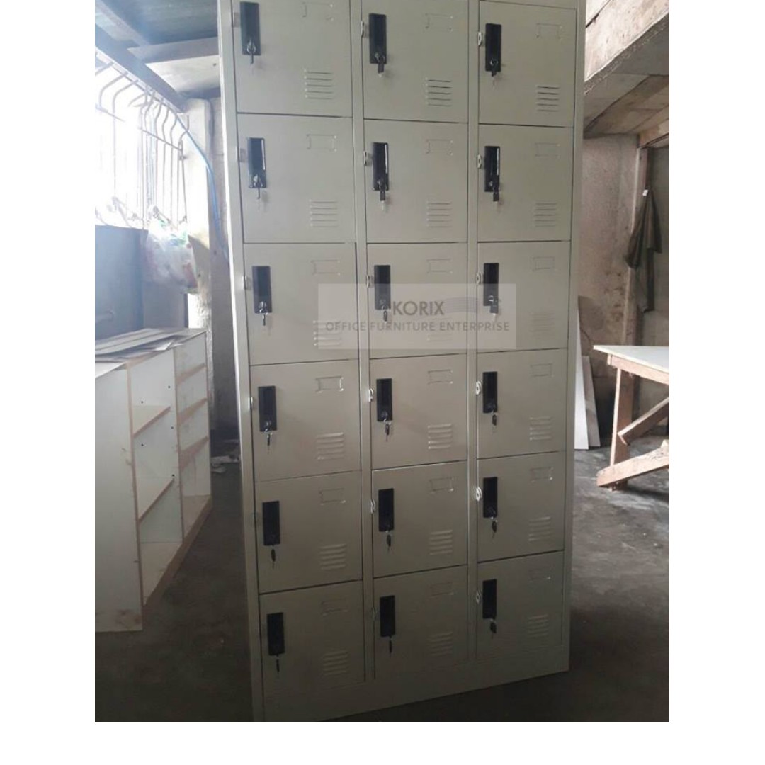 STORAGE STEEL LOCKER 6 TO 24 OPENINGS, Furniture & Home Living, Office ...