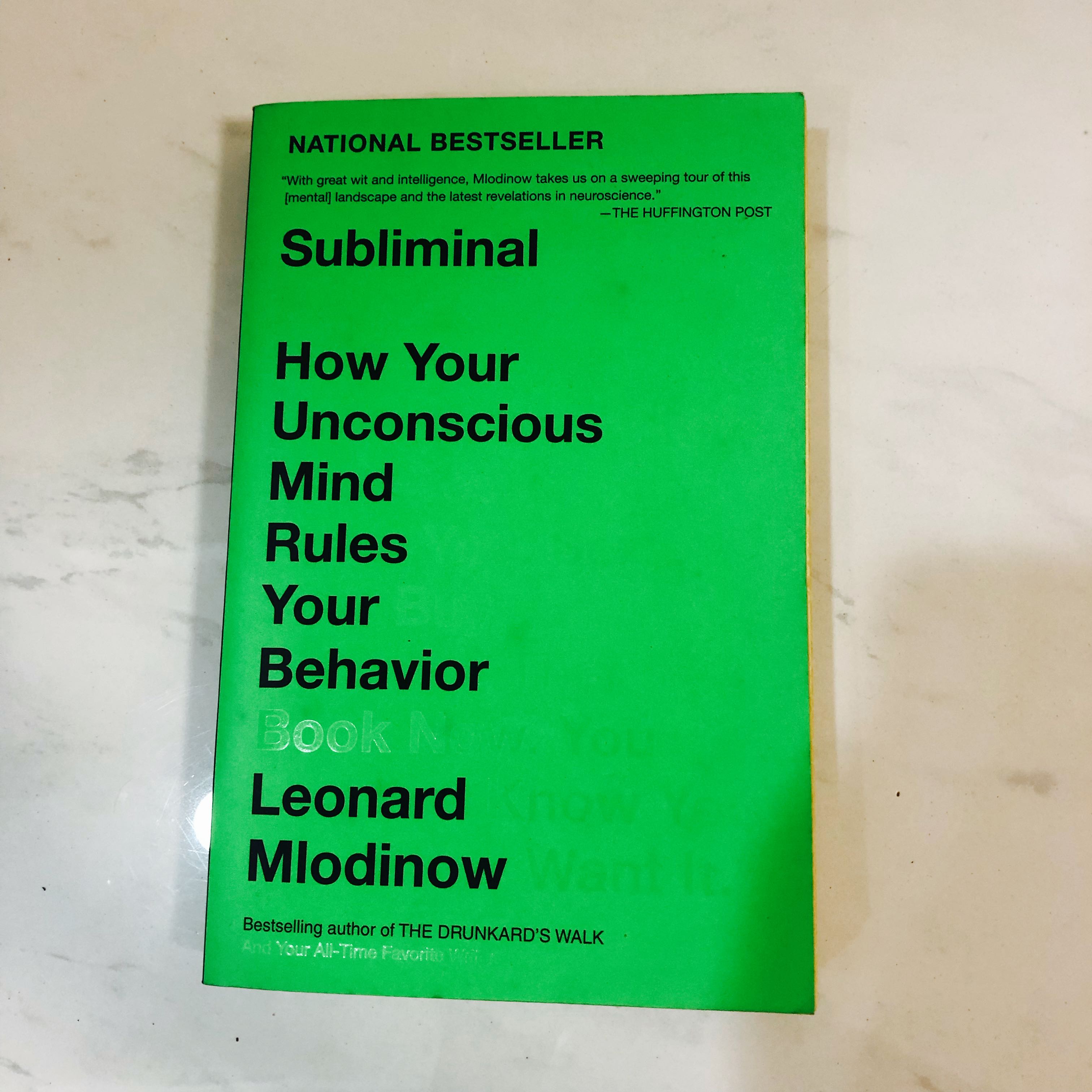 Subliminal How Your Unconscious Mind Rule Your Behaviour Leonard