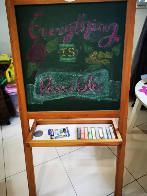 Sunbury Deluxe 5 in 1 Easel Children Easel Blackboard/WhiteBoard/Felt