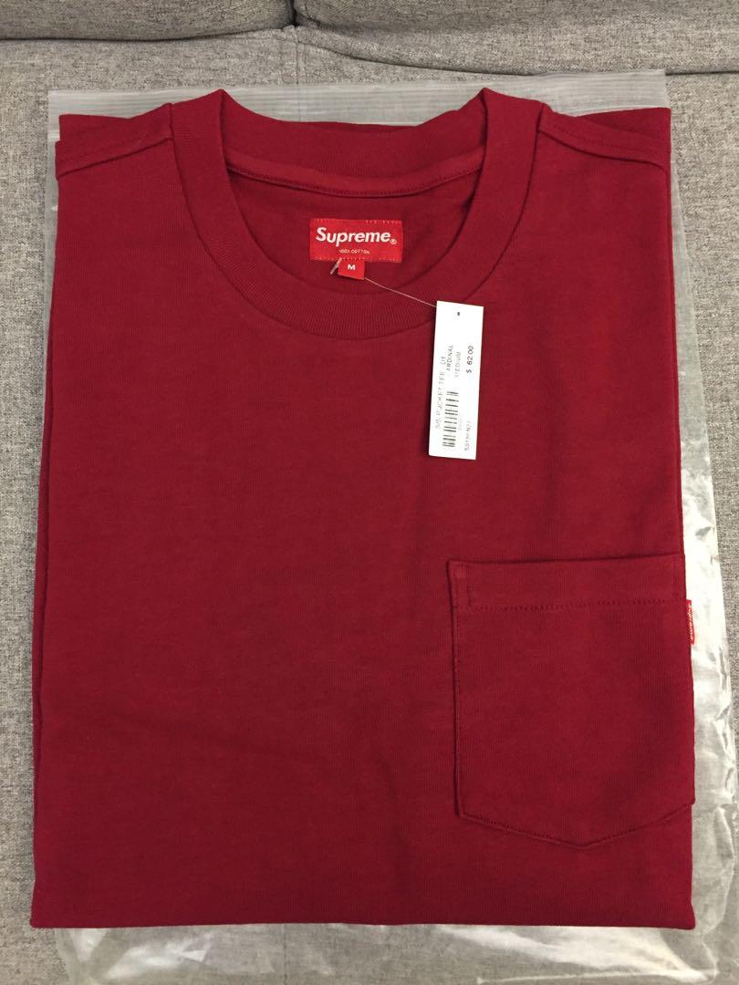 supreme pocket tee ss19