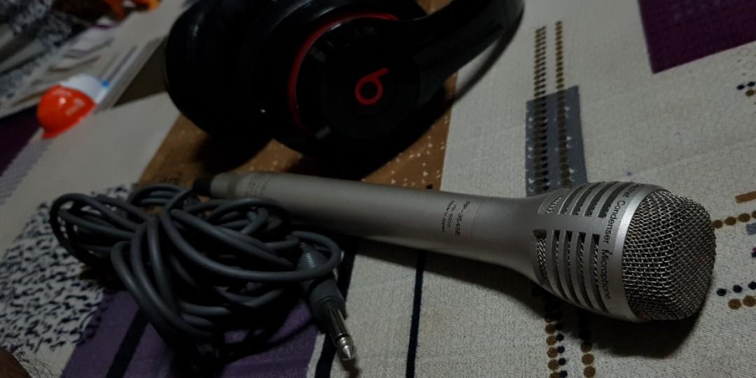 technics electret cardioid condenser microphone (Category: Microphones) located in Paranaque City. Submitted by gheetahryztah (Listing ID 250667754, Image 1). Description: in good working condition cardioid condenser no need for phantom power 2x AA batteries nly included made in japan firm price.