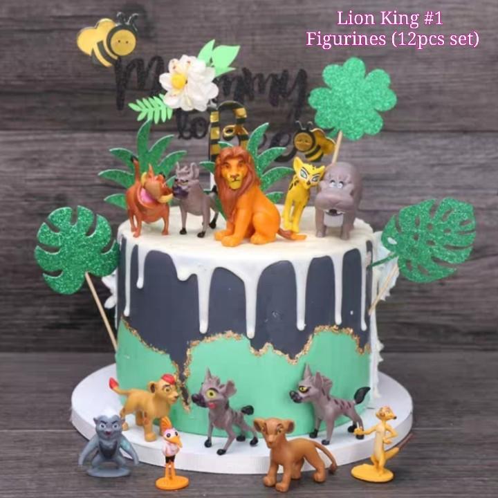 The Lion King Figurines 1 Figurines Cake Topper 12pcs Set Hobbies Toys Toys Games On Carousell