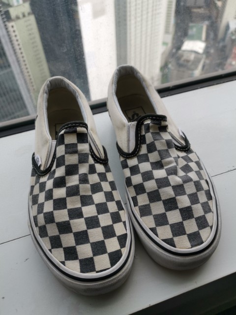 womens gingham vans