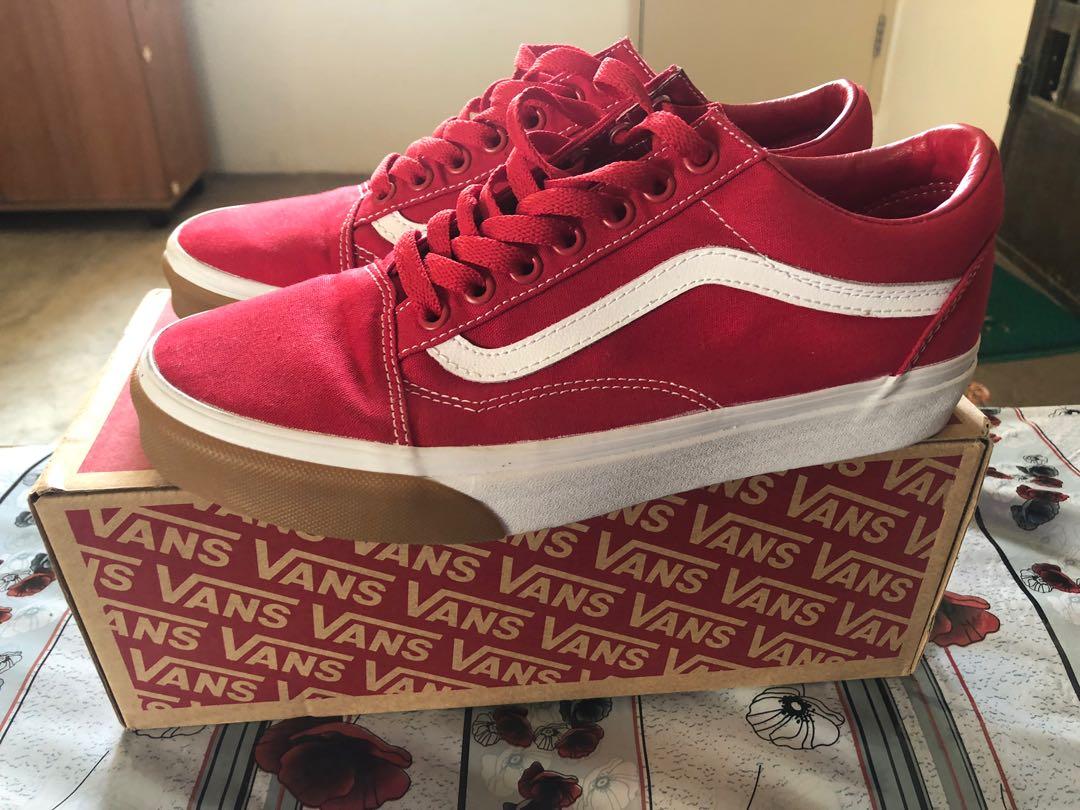 Vans Old Skool with Bumper Sole Red