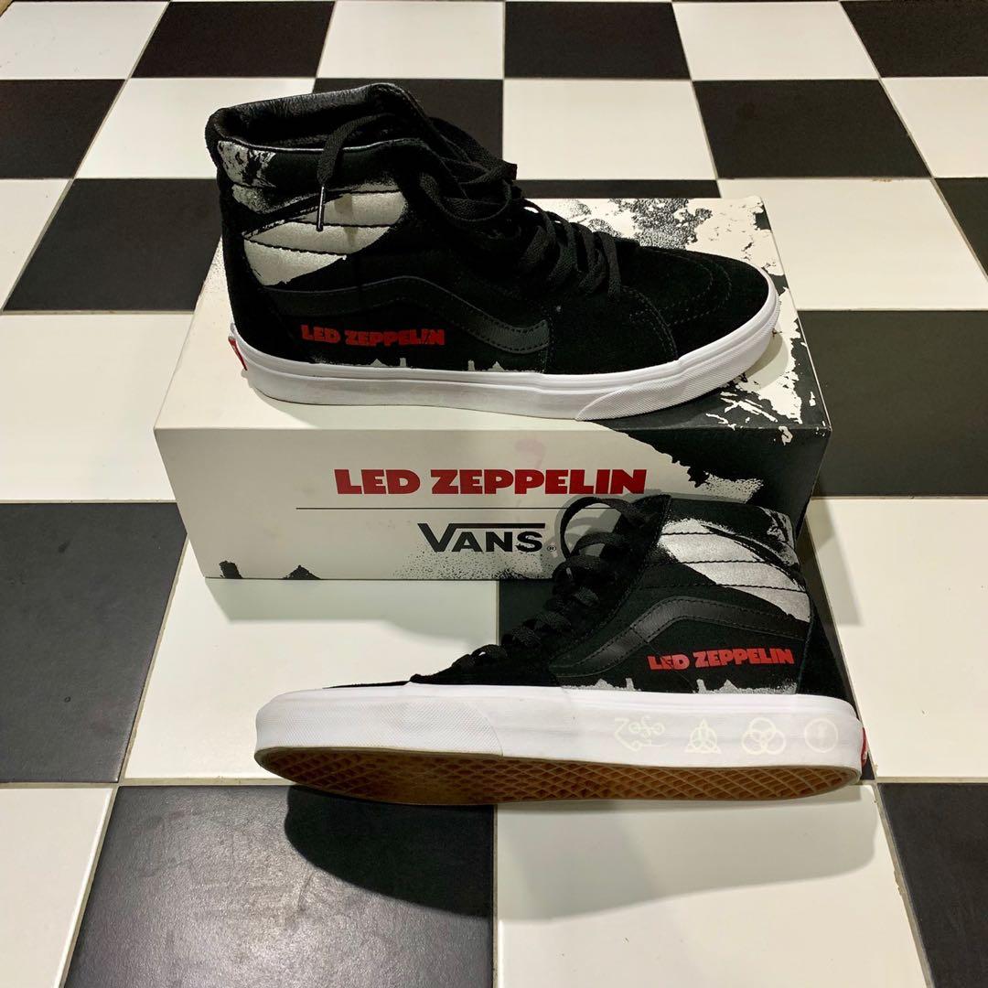 Vans Sk8 Hi Led Zeppelin Men s Fashion Footwear Sneakers on