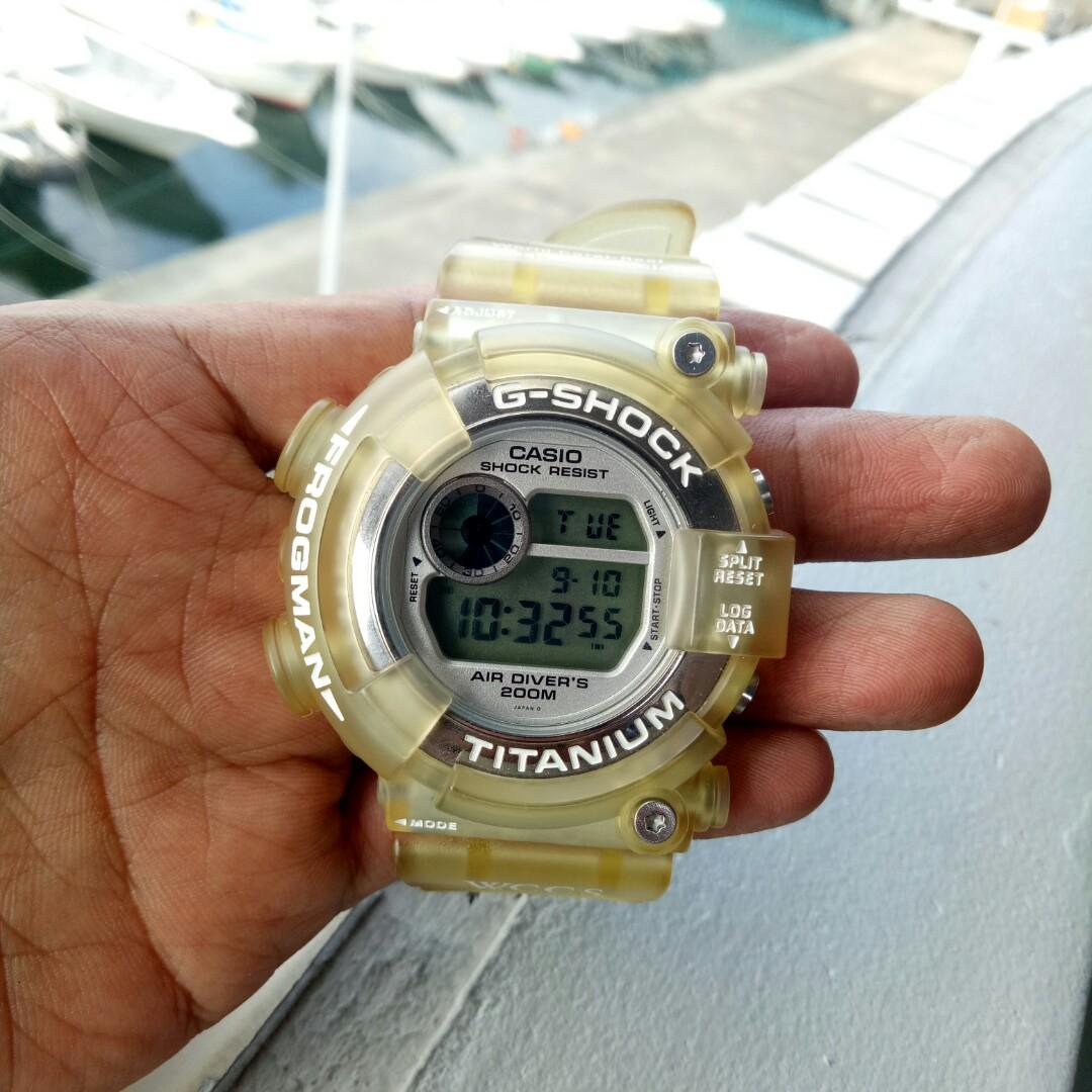 Vintage Casio G-Shock DW-8201WC Frogman WCCS Watch Jam Tangan Made