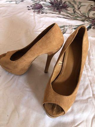 Forever21 light brown heels