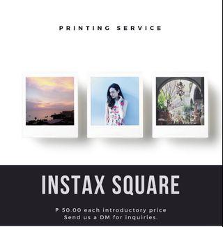 Instax Square Printing Service