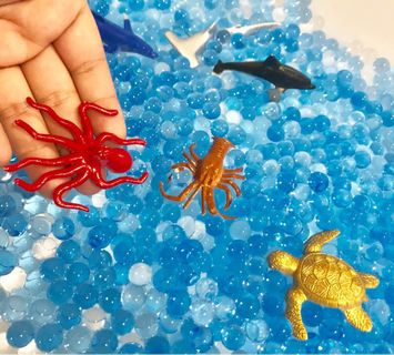 [SG In Stock] 60mm Sensory Play Giant Water Beads / Water Babies / Orbeez /  Water Bead