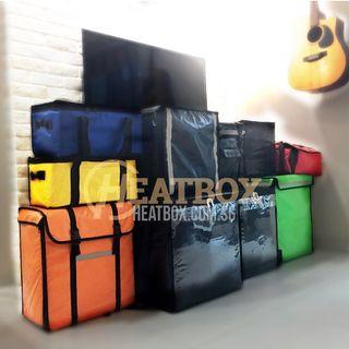 Black Food Delivery Bag / Cooler Bag / Thermal Bag / Rider Bag / Insulated Bag