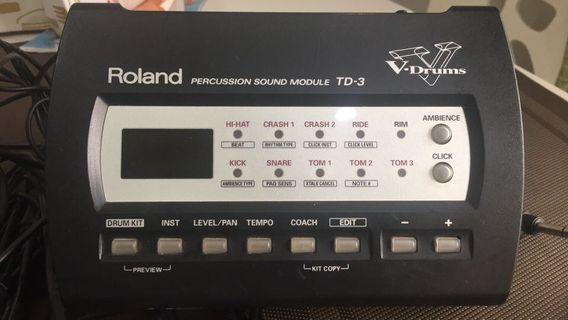 Roland TD-3 TD3 V-Drums Percussion Sound Module