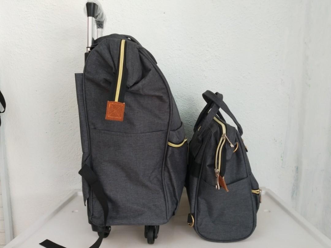 2in1 Anello Trolley Cabin Luggage Backpack, Luxury, Bags & Wallets on