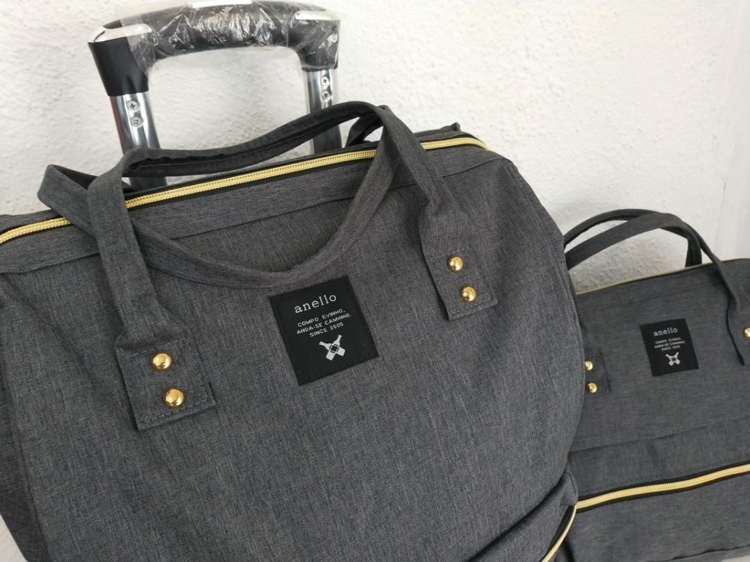 2in1 Anello Trolley Cabin Luggage Backpack, Luxury, Bags & Wallets on