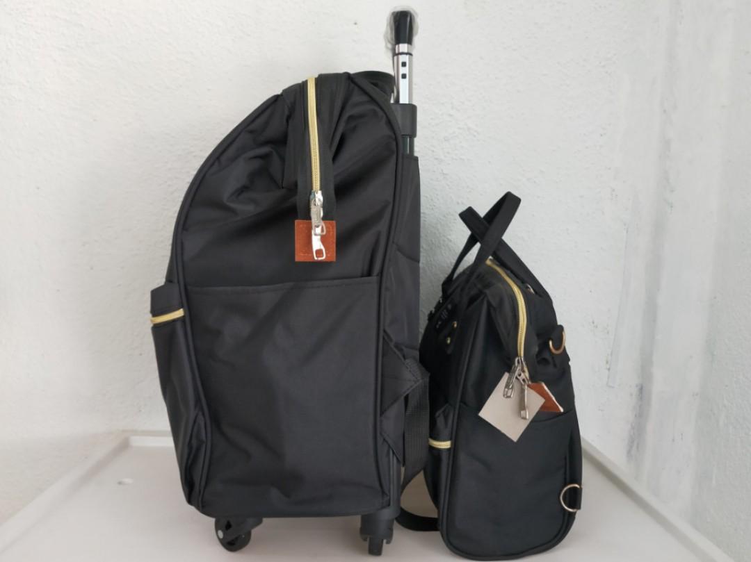 2in1 Anello Trolley Cabin Luggage Backpack, Luxury, Bags & Wallets on