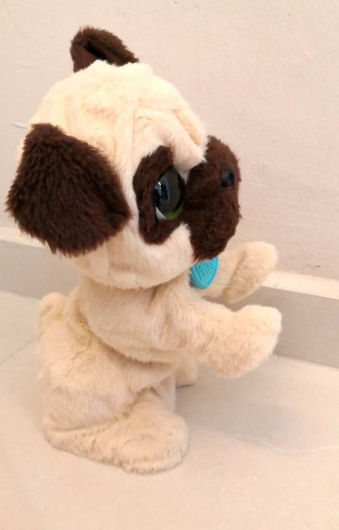 Almost NEW FurReal Friends JJ, My Jumpin' Pug Pet Dog!, Babies