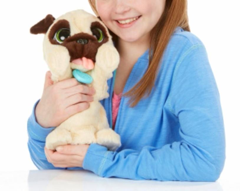 Almost NEW FurReal Friends JJ My Jumpin Pug Pet Dog Babies