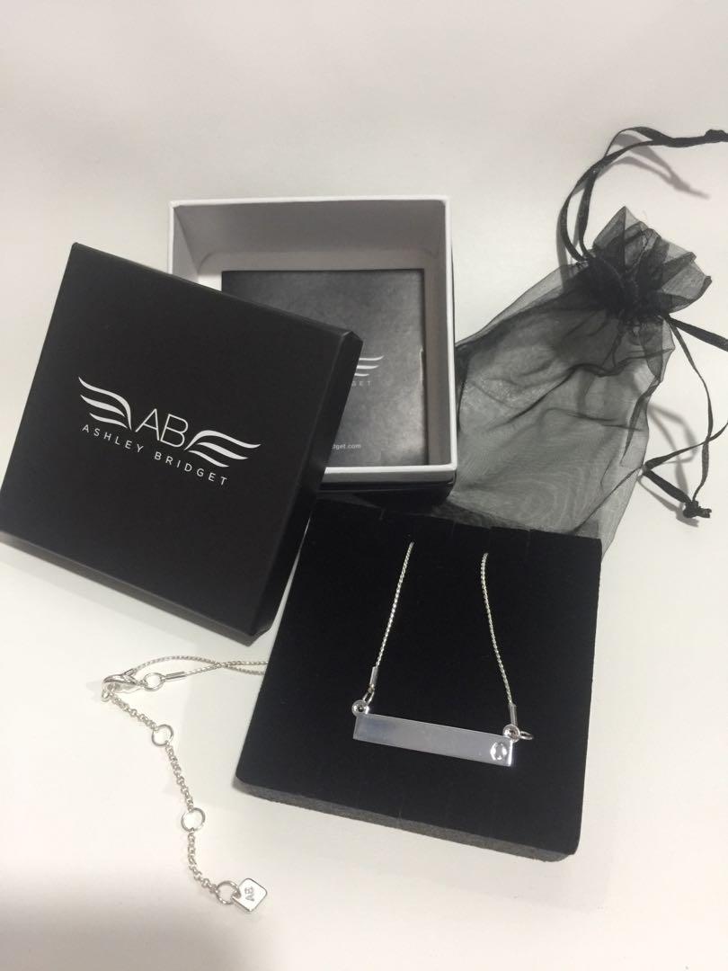 Ashley Bridget Monogram Necklace Women S Fashion Jewelry Necklaces On Carousell Choose from three different finishes to reflect your personal taste. carousell