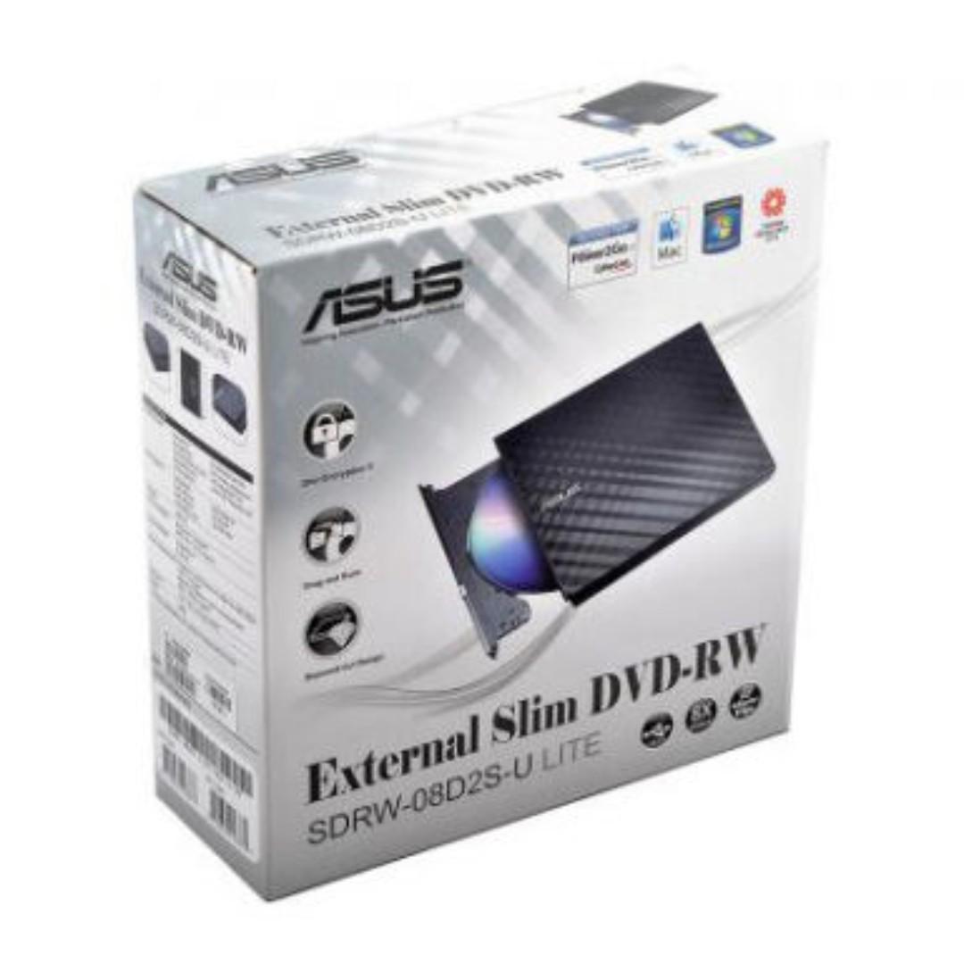 Asus External Slim Dvd Rw Drive Model Sdrw 08d2s U Lite Black