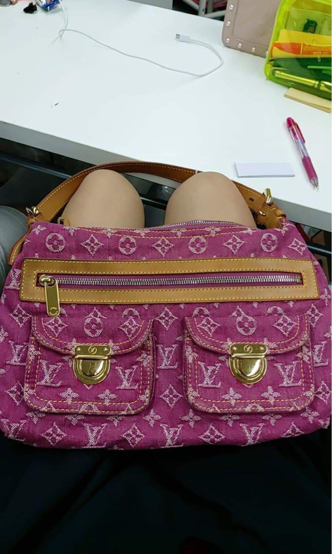 Authentic Louis Vuitton Monogram pink baggy PM Denim Bag, Women's Fashion,  Bags & Wallets, Purses & Pouches on Carousell